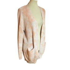 Tie dye oversized cardigan